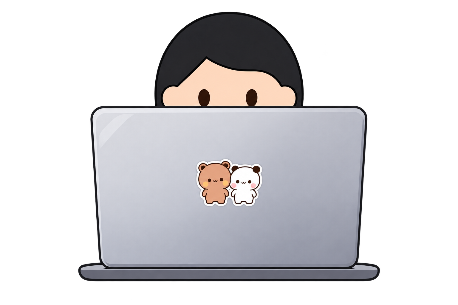 Laptop and digital marketing workspace